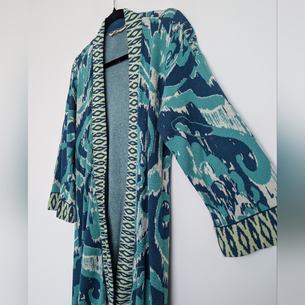 Soft Surroundings Colorful Patterned Longline Car… - image 3